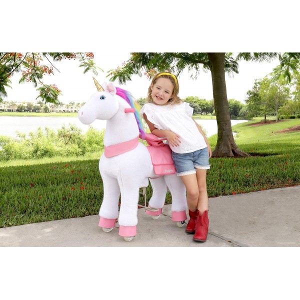 Pony Rider Ride On Unicorn Pony - Giddy up 유니콘 포니 플러시 - 유니콘 포니 - 3세 이상