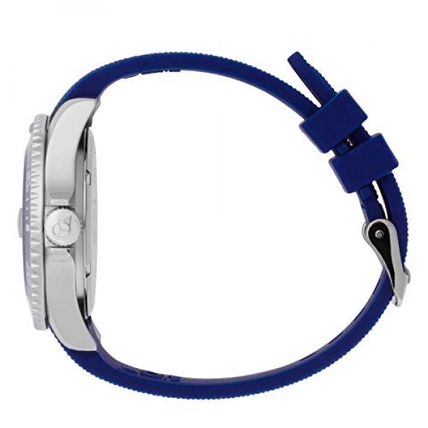 Ice-Watch - ICE 스틸 블루 - 실리콘 스트랩이 포함된 블루 남성용 시계 - 015770(중형)