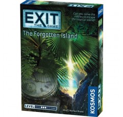 Thames & Kosmos - EXIT: The Forgotten Island - Level: 3/5 - Unique Escape Room Game - 1-4인용 - 성인 및 어린이를 위한 퍼즐 해결 전략 보드 게임, 12세 이상 - 692858 싱글