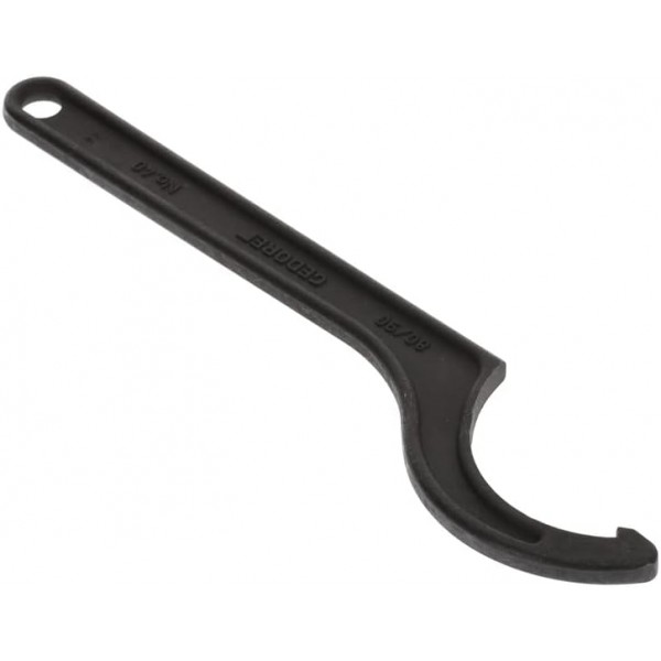 GEDORE 6334960 러그가 있는 후크 스패너, 홈이 있는 너트용, AF 80-90 mm, 팁 직경. 5mm, 래칫 스패너, 40 80-90