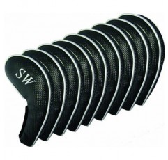 Longridge Magnetix 아이언 커버 클럽 헤드 프로텍터 - 블랙