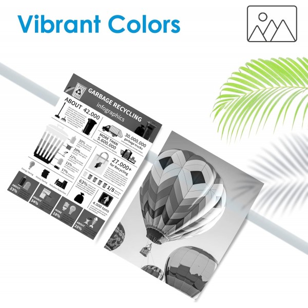 HP 304XL 잉크 카트리지용 AIMINIE 재생산 잉크 카트리지, HP Envy 5032 5020 5000 5055 5010 5030 DeskJet 2600 2632 3700 2630 20260 프린터가 포함된 304 검정 잉크