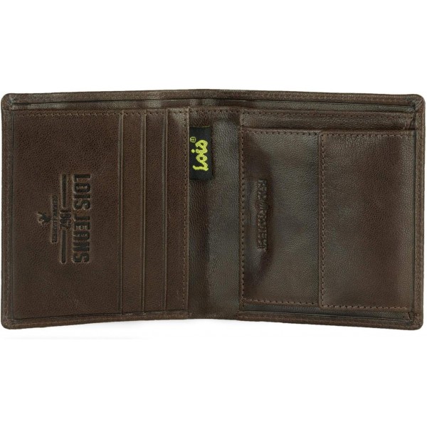 Lois - 남성용 가죽 지갑 - RFID 보호 기능이 있는 남성용 가죽 지갑 - 동전 수납 공간이 있는 남성용 가죽 지갑 라지 - 남성용 가죽 지갑 - 남성용 지갑 - 남성용 지갑 202606