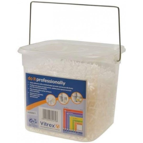 Vitrex 10 202600V 2.50mm 타일 스페이서(3000개 팩) 1 2.5mm 3000개 팩