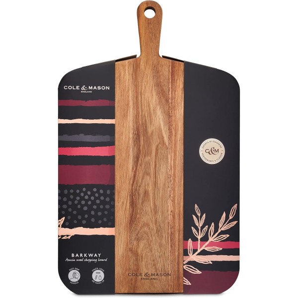 Cole & Mason 커팅 보드, 아카시아 나무, 아카시아 색상, 대형 대형 커팅 보드