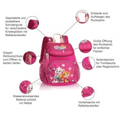 Skye 및 Everest Pawsome Explorer가 포함된 Fabrizio Paw Patrol 백팩 3-6세 여아용 어린이 백팩, 탁아소 및 유치원 가방 31cm x 25cm x 18cm - 8L 핑크 원 사이즈