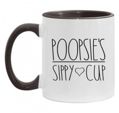 Poopsie의 시피 컵 세라믹 액센트 머그 - 머그 선물 크리스마스 - 생일 선물 - Poopsie가 머그가 될 - Poopsie를 위한 아버지의 날 - Poopsie를 위한 생일 - 웃긴 Poopsie 커피 머그(