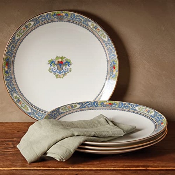 레녹스 893654 가을 화이트 4피스 디너 접시 세트