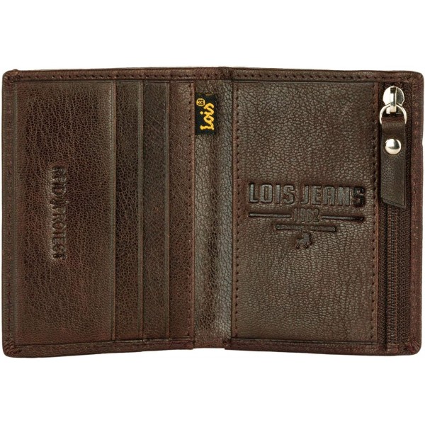 Lois - 남성용 가죽 지갑 - RFID 보호 기능이 있는 남성용 가죽 지갑 - 동전 수납 공간이 있는 남성용 가죽 지갑 라지 - 남성용 가죽 지갑 - 남성용 지갑 - 남성용 지갑 202618