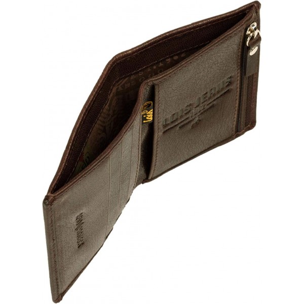 Lois - 남성용 가죽 지갑 - RFID 보호 기능이 있는 남성용 가죽 지갑 - 동전 수납 공간이 있는 남성용 가죽 지갑 라지 - 남성용 가죽 지갑 - 남성용 지갑 - 남성용 지갑 202618