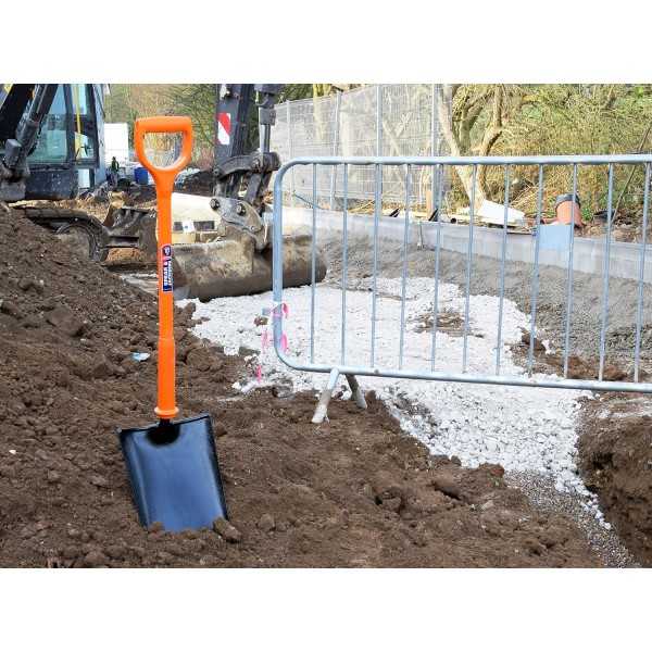 Spear & Jackson 2026PF/INS12 절연 트레드 트렌칭 삽, 오렌지