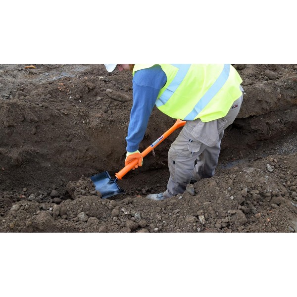 Spear & Jackson 2026PF/INS12 절연 트레드 트렌칭 삽, 오렌지